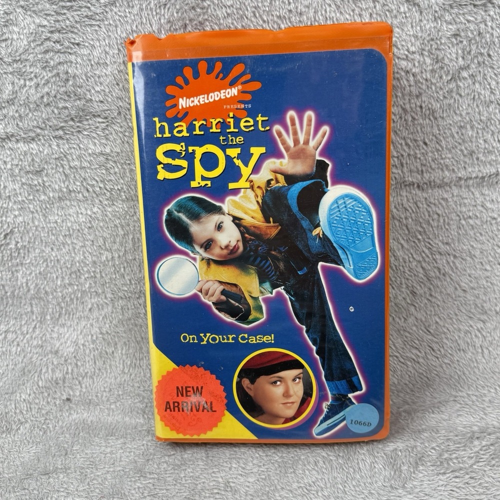 Harriet the Spy VHS‎ 1996 Nickelodeon Orange Tape Vintage Clamshell Movie 1066D